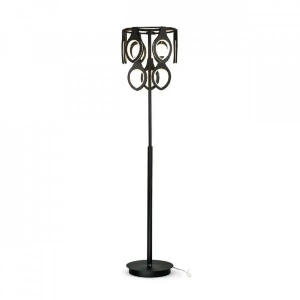 Ofertă Lampa podea LED Hoop 1, Max 72W, negru, lumina calda, Kelektron