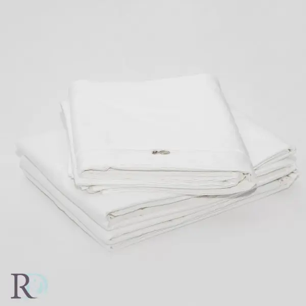 Husa de pilota, 100% bumbac, tesatura satin, alb, Roxyma Dream 150x220 Ofertă