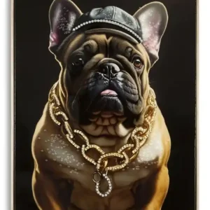 Tablou Modern pe Pânză - Bully, 62x4x82 cm, Mauro Ferretti Preț promoțional