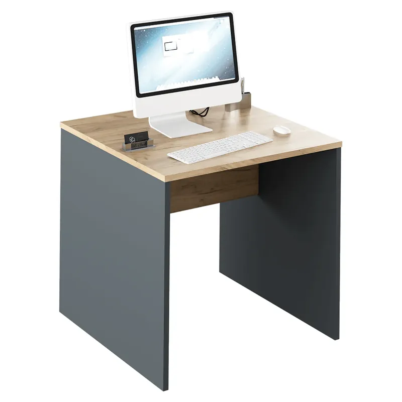 Noutate Masa birou RIOMA NEW TYP 17, gri grafit/stejar artisan, DTD laminat, 80x80x76 cm