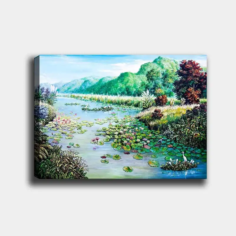 Super ofertă Tablou 441HPE2821, multicolor, panza, 100x70 cm