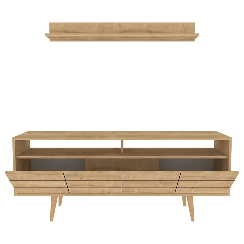 Mobilier living OLA, stejar, PAL melaminat, 2 piese Cel mai vândut
