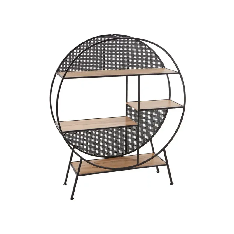Biblioteca LEON, negru/stejar, 110x33x131 cm Vezi acum