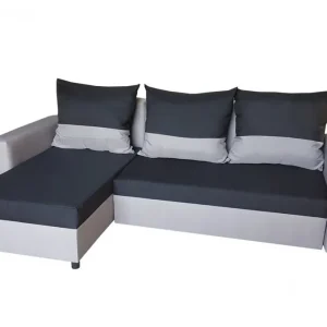 Coltar extensibil ANES 07 ST. Sezut Negru / Brate Gri Reducere