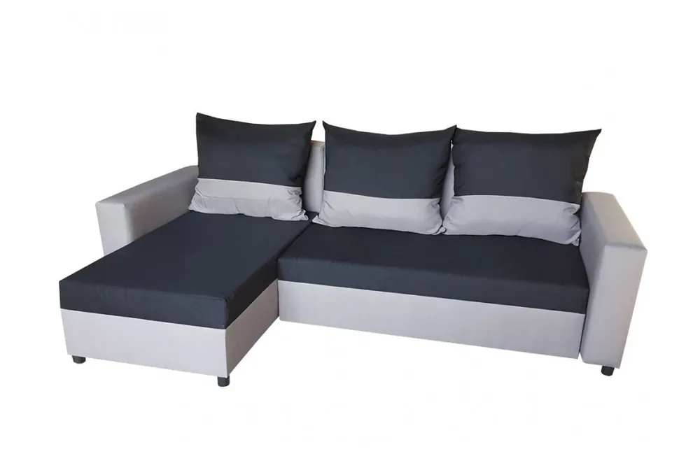Coltar extensibil ANES 07 ST. Sezut Negru / Brate Gri Reducere