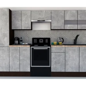 Promoție Bucatarie MARINA NEW 290 3B1 Wenge / Decor 4298