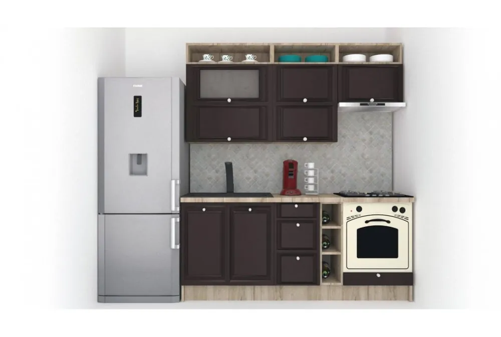 Calitate înaltă Bucatarie LEEA ART FRONT MDF ELBA 200 K002 / decor 225