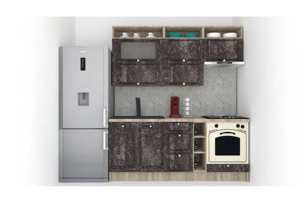 Bucatarie LEEA ART FRONT MDF REGULARNY 200 K002 / decor 267 Livrare expres