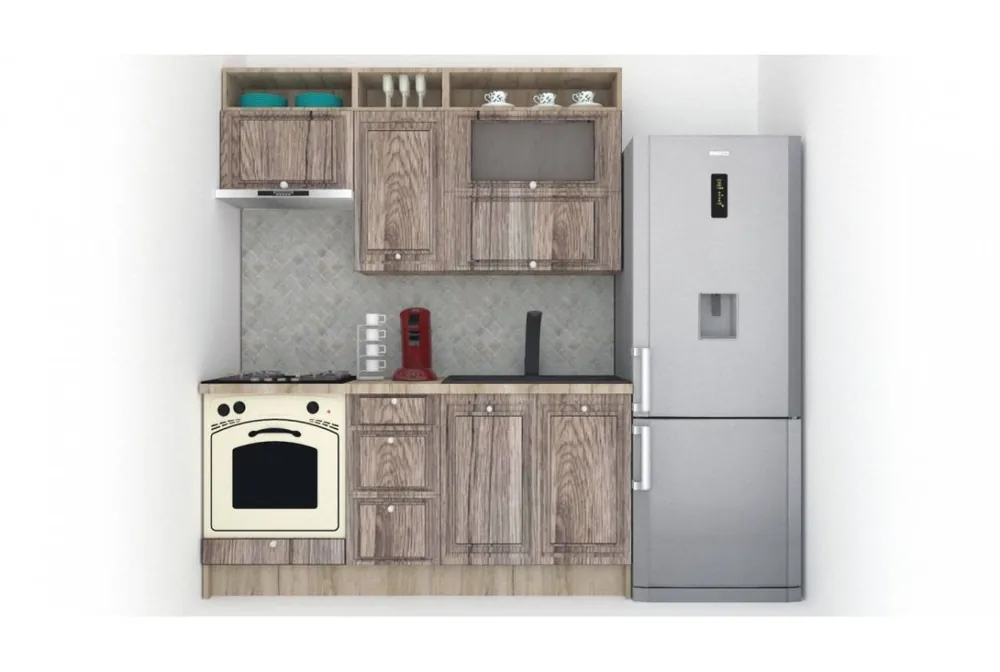 Discount Bucatarie LEEA ART FRONT MDF ELBA 180 K002 / decor 213