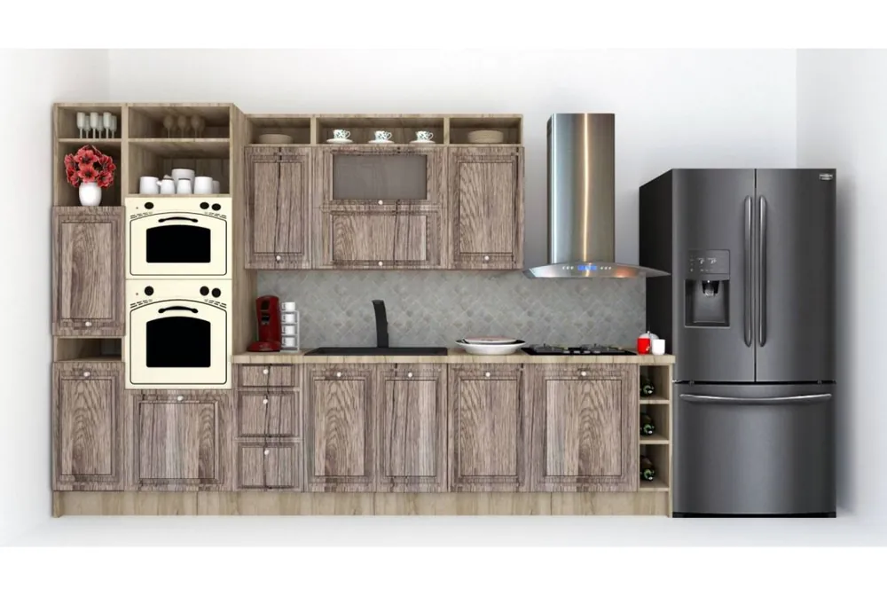 Bucatarie LEEA ART FRONT MDF CANYON 340A ST. K002 / decor 213 Reducere de preț
