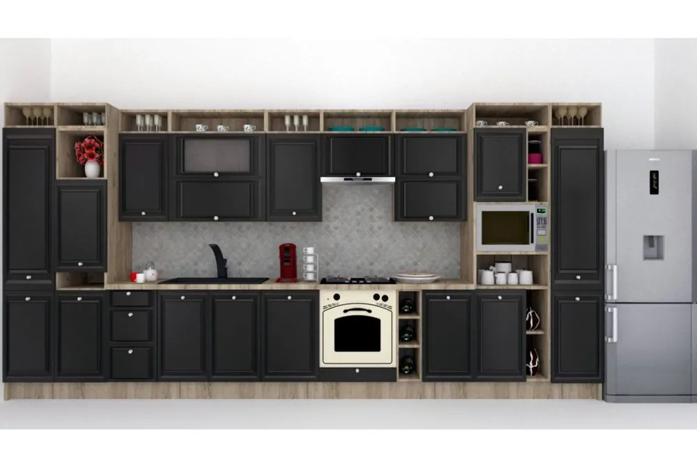 Bucatarie LEEA ART FRONT MDF REGULARNY 460A K002 / decor 266 Cel mai bun preț