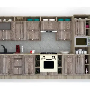 Bucatarie LEEA ART FRONT MDF CANYON 400 K002 / decor 213 Noutate