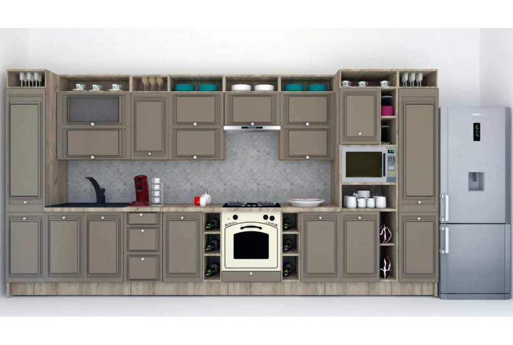 Reducere Bucatarie LEEA ART FRONT MDF ELBA 440 K002 / decor 200
