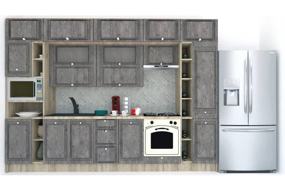 Preț redus Bucatarie LEEA BEAUTY NEW 340 FRONT MDF REGULARNY K002 / decor 247