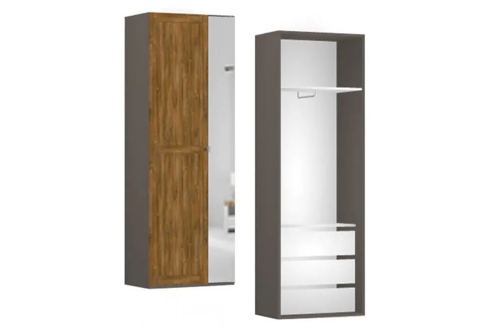 Ofertă de sezon DULAP LEX 75-218-45 A GRI/DAST/R/O