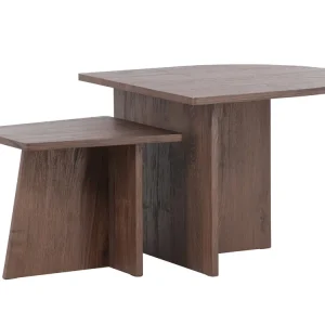 Ofertă exclusivă Set de măsuțe de cafea Dallas 4880 (Maro închis)