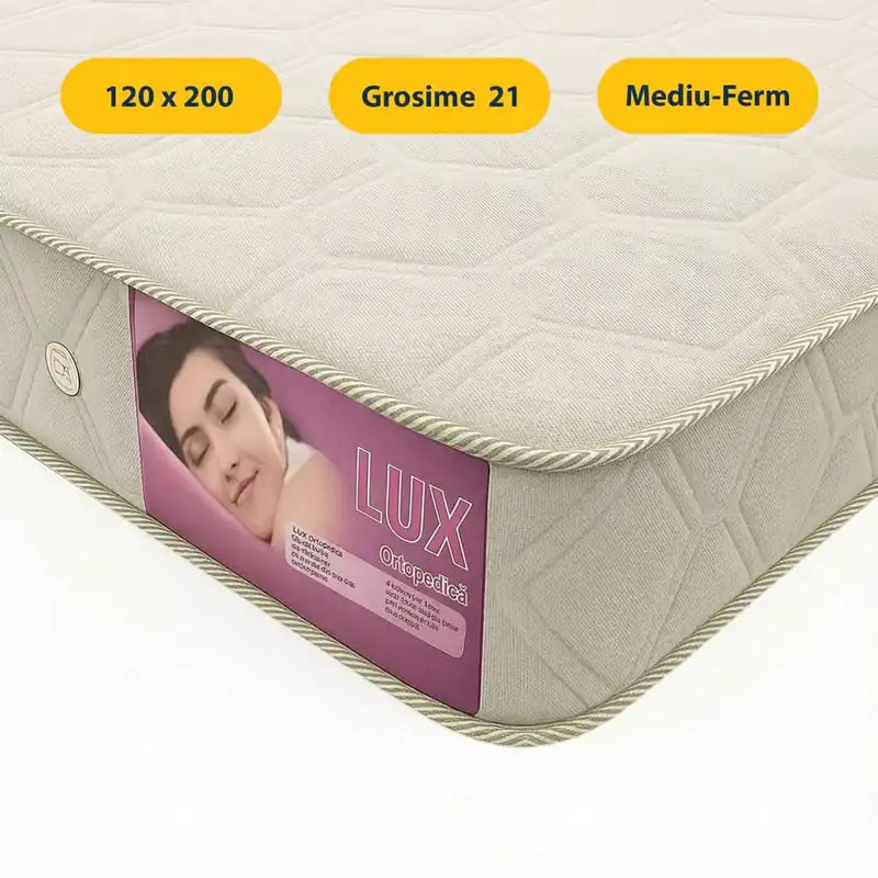 Reducere extra Saltea LUX Ortopedica Tamos 120x200, grosime 21 cm