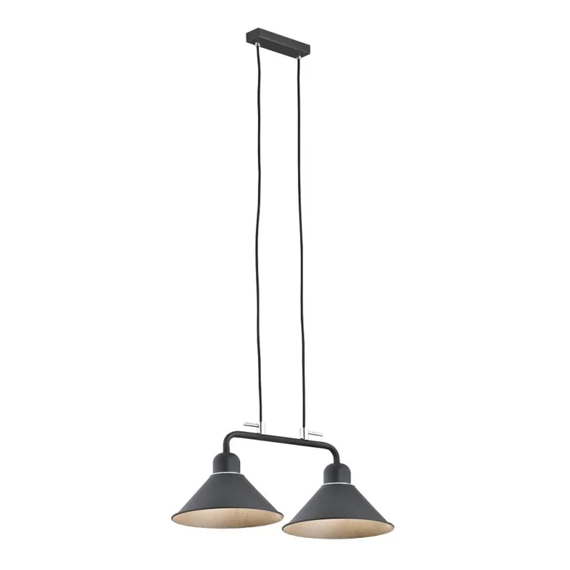 Popular Argon 768 - Lampa suspendata DZERBA 2xE27/60W/230V