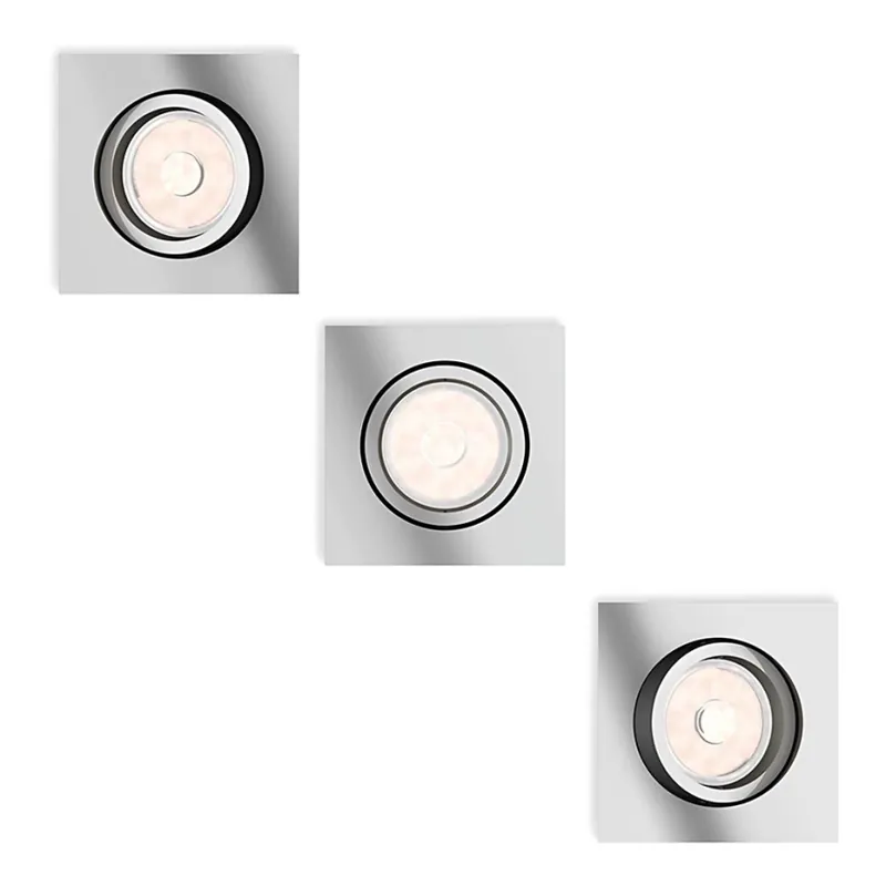 Philips - SET 3x Lampa incastrata 1xGU10/5,5W/230V Premium