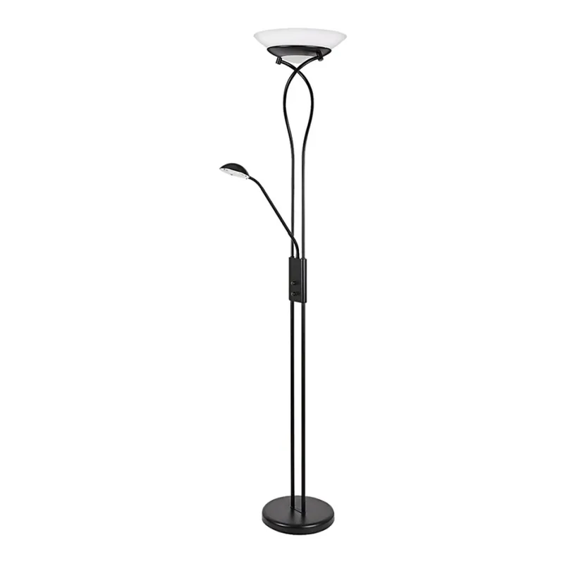 Bestseller Rabalux - Lampadar 2xE27/15W+1xG9/40W/230V negru