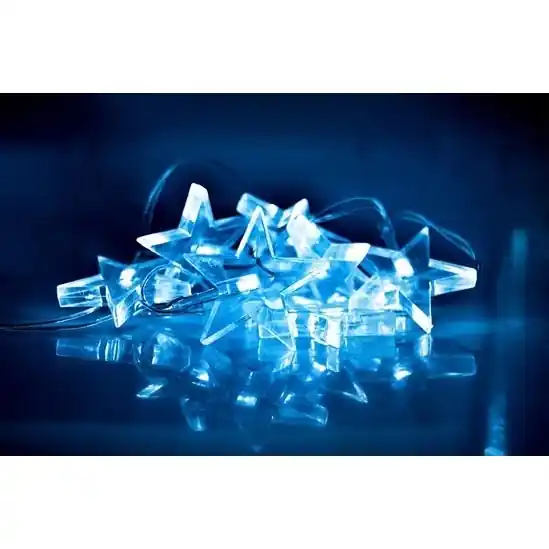 Ghirlandă LED 10xLED/2xAA 2,5 m albastră Preț promoțional