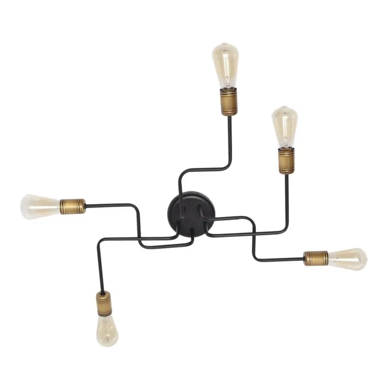 Discount Lustră aplicată TUBE 5xE27/15W/230V