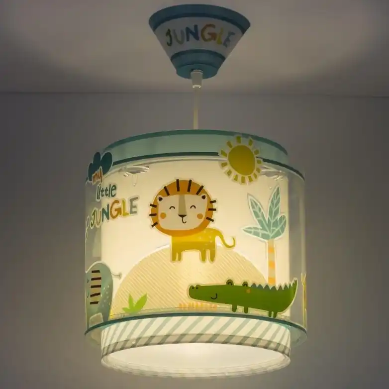 Promoție Dalber D-76112 - Lustră copii MY LITTLE JUNGLE 1xE27/15W/230V
