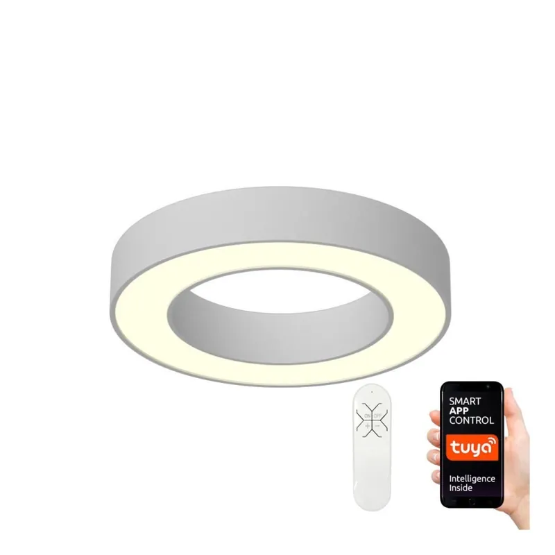 Retur gratuit Immax NEO 07095L - Plafonier LED dimabil PASTEL LED/52W/230V 60 cm Tuya + telecomandă