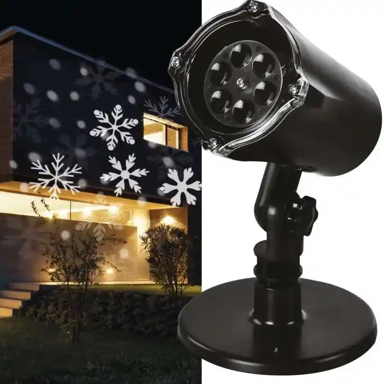 Proiector LED de Crăciun de exterior LED/3,6W/230V IP44 alb rece Popular