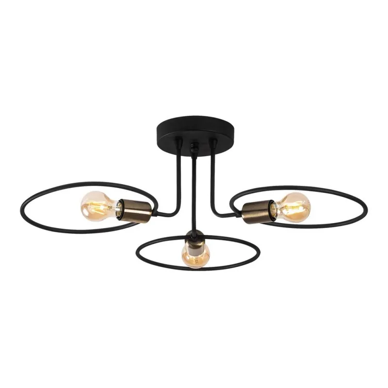 Preț redus Lustră aplicată CIRCLE 3xE27/40W/230V