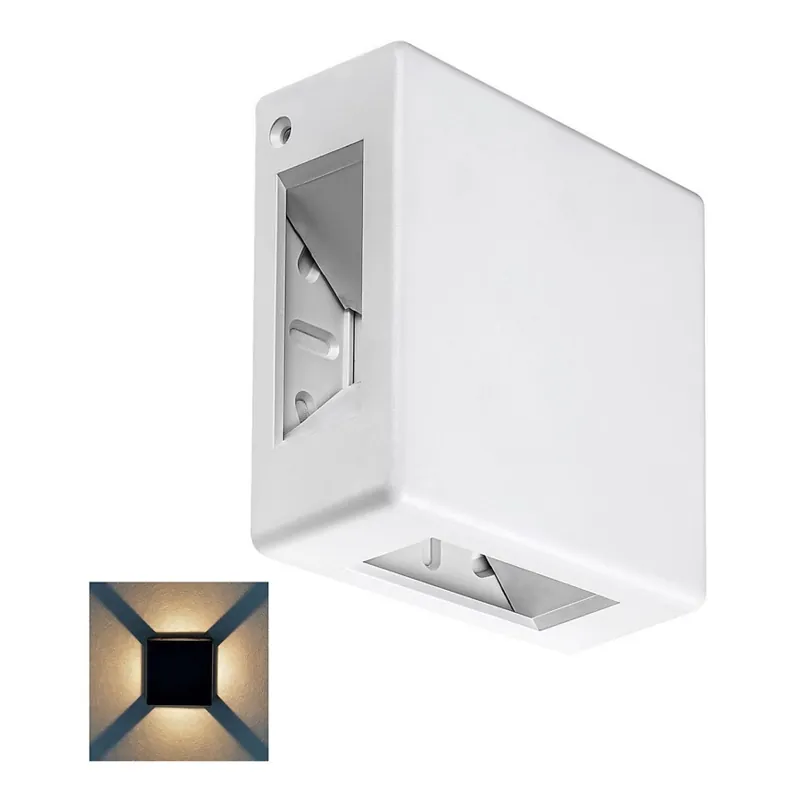 Aplică LED de exterior LED/6W/230V IP54 albă Rabalux Retur ușor