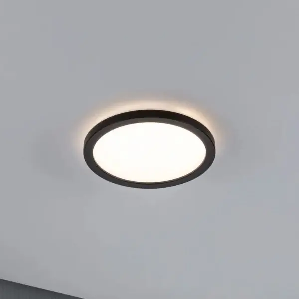 Plafonieră LED/11,2W ATRIA 230V neagră Paulmann 70997 Expediere rapidă