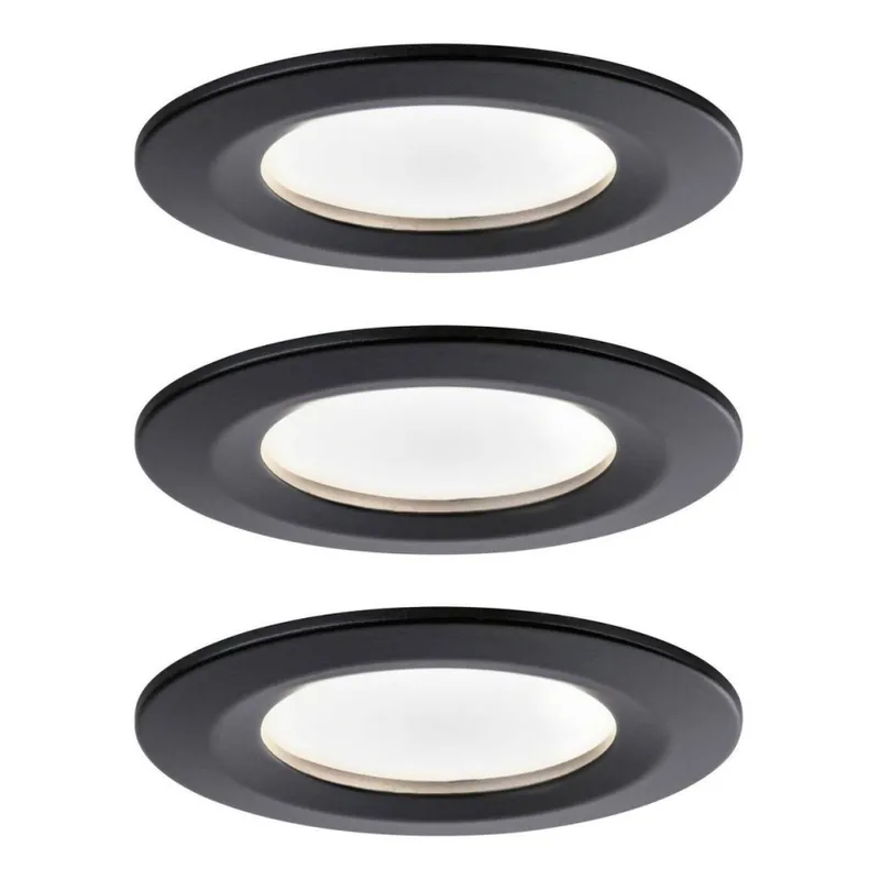 Premium SET 3x corp de iluminat încastrat pentru baie LED/6W IP44 NOVA 230V Paulmann 94473