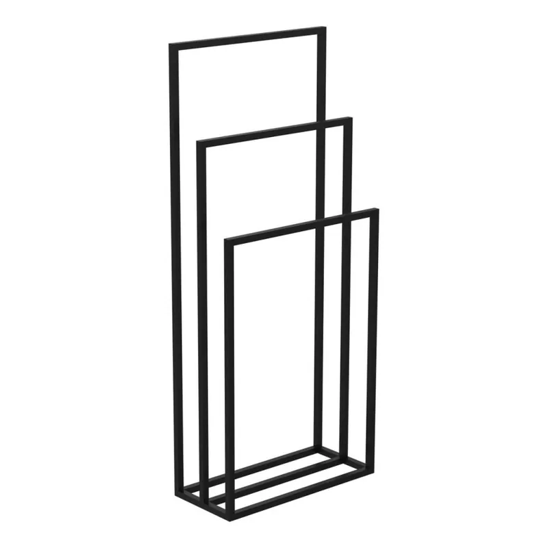 Ultima șansă Suport de prosoape 105x45 cm negru