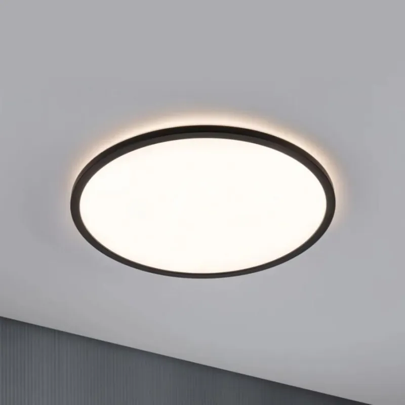 Paulmann 70999 - Panou LED dimabil ATRIA 22W 230V 3000K, diametru 42 cm, negru Chilipir