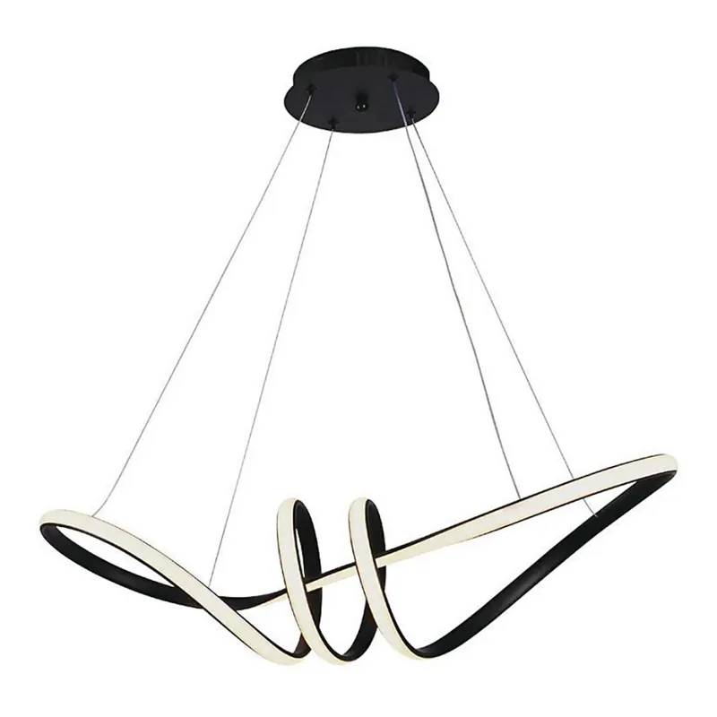Calitate înaltă Lustră LED pe cablu LED/24W/230V 3000K negru