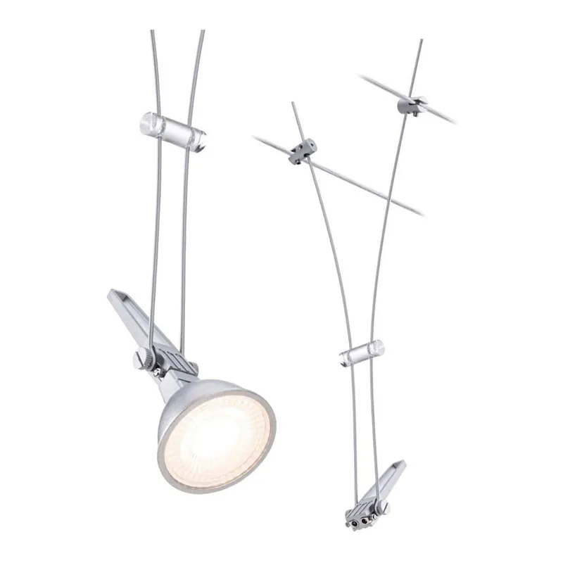 Expediere rapidă Paulmann 94487 - Spot cu 1xGU5,3/50W pentru sistem cu cablu COMET 230V crom mat