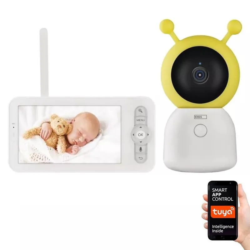 Monitor pentru bebeluși GoSmart 5V Wi-Fi Tuya Plată securizată