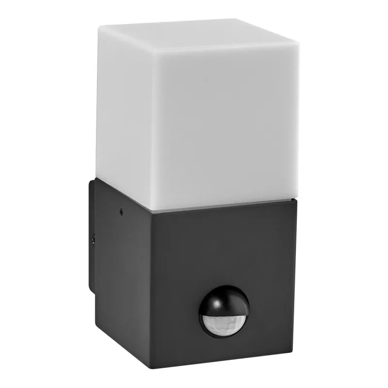 Aplică de exterior cu senzor Ledvance FIGO SQUARE 1xE27/20W/230V Premium