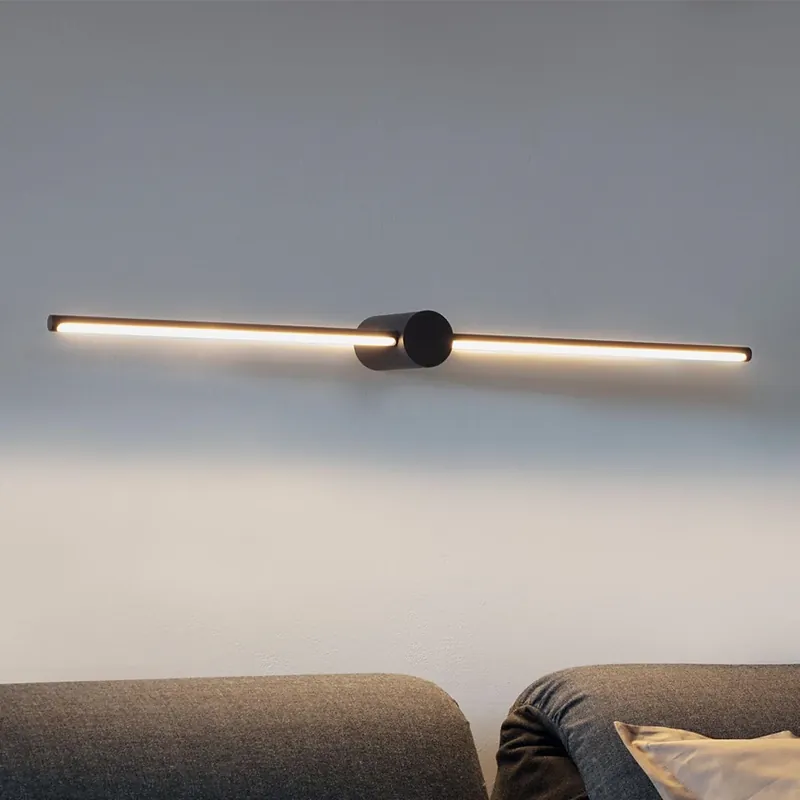 Aplică LED pentru oglindă de baie Ideal Lux FILO LED/12,5W/230V IP44 negru Super ofertă