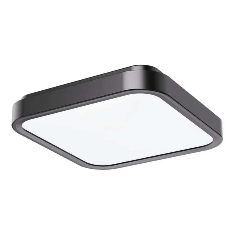Plafonieră LED pentru baie Rabalux LED/18W/230V IP44 4000K 25x25 cm negru Livrare rapidă