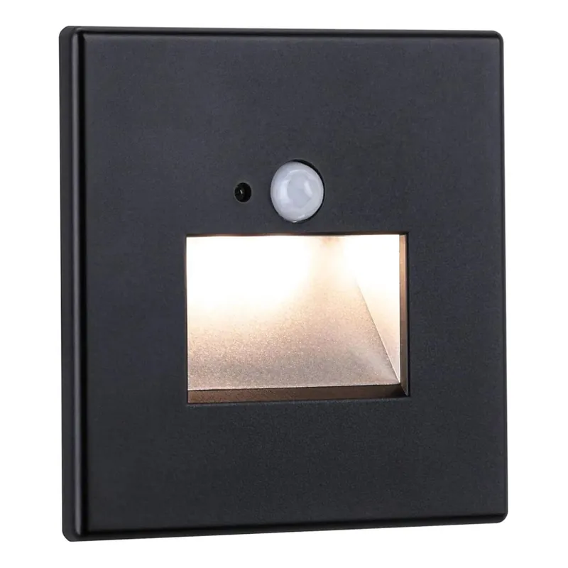Corp de iluminat cu senzor pentru scări Paulmann 93135 LED/1,2W EDGE 230V negru Reducere