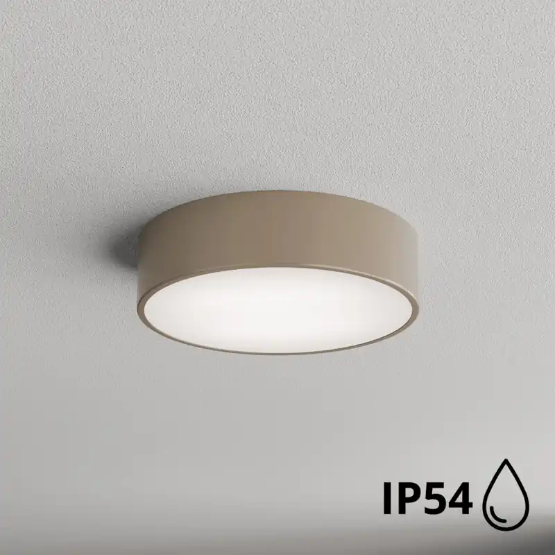 Preț redus Plafonieră de exterior cu senzor Brilagi CLARE 2xE27/48W/230V d. 30 cm IP54 bej