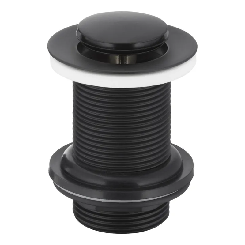 Ventil de lavoar fără preaplin KFA Armatura 660-353-81 CLICK-CLACK d. 6,2 cm negru mat Reduceri