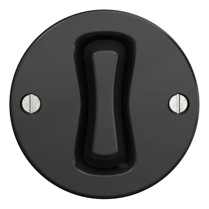 Ofertă Kliklap - Buton retro fără ramă, negru