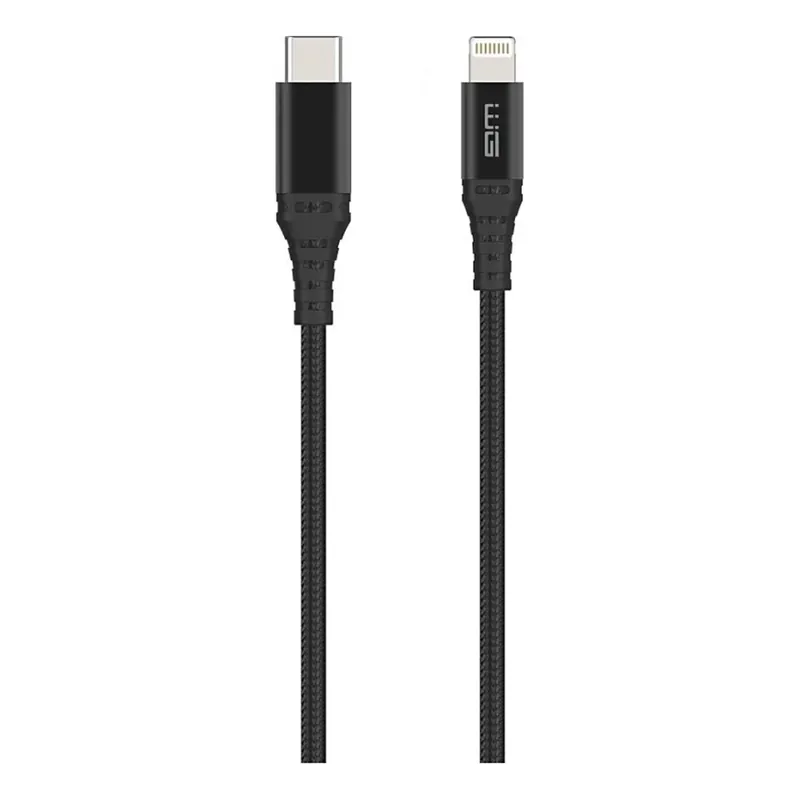 Winner Group - Cablu USB MFI Lightning / USB-C 1m negru Retur ușor