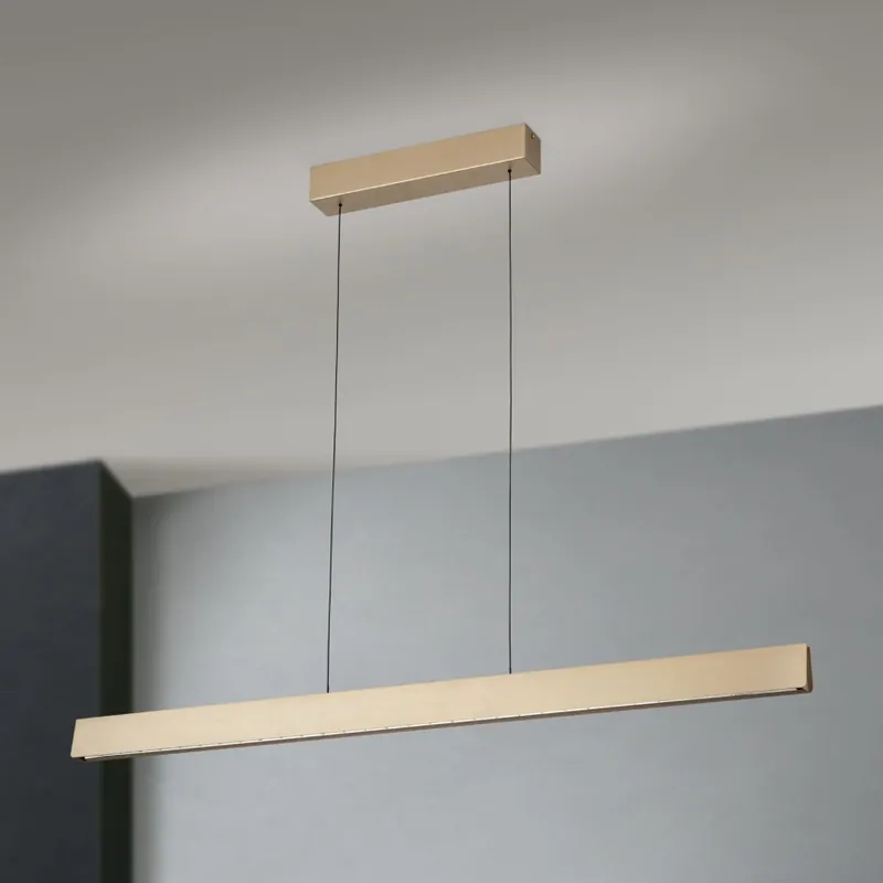 Cumpărături sigure Lustră LED dimabilă pe cablu TARA LED/44W/230V 2700/3800/4500/5700K auriu