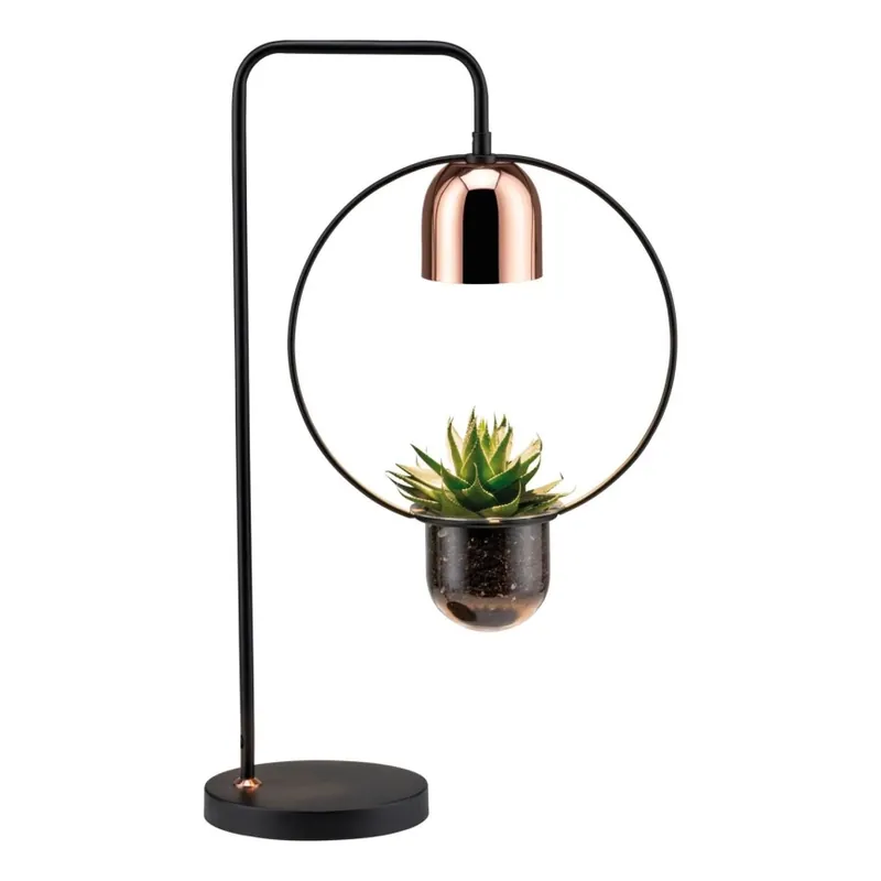 Calitate înaltă Paulmann 79746 - Lampă de masă FANJA, 1xGU10/20W, 230V, finisaj fumuriu
