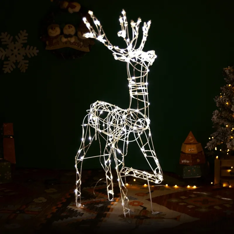 Doar azi Brilagi - LED Decorațiune de Crăciun pentru exterior LED/3,6W/31/230V 2700K 75 cm IP44 ren