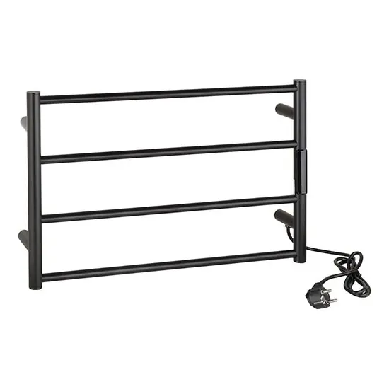 Retur ușor Uscător electric pentru prosoape 56x37 63W inox/negru